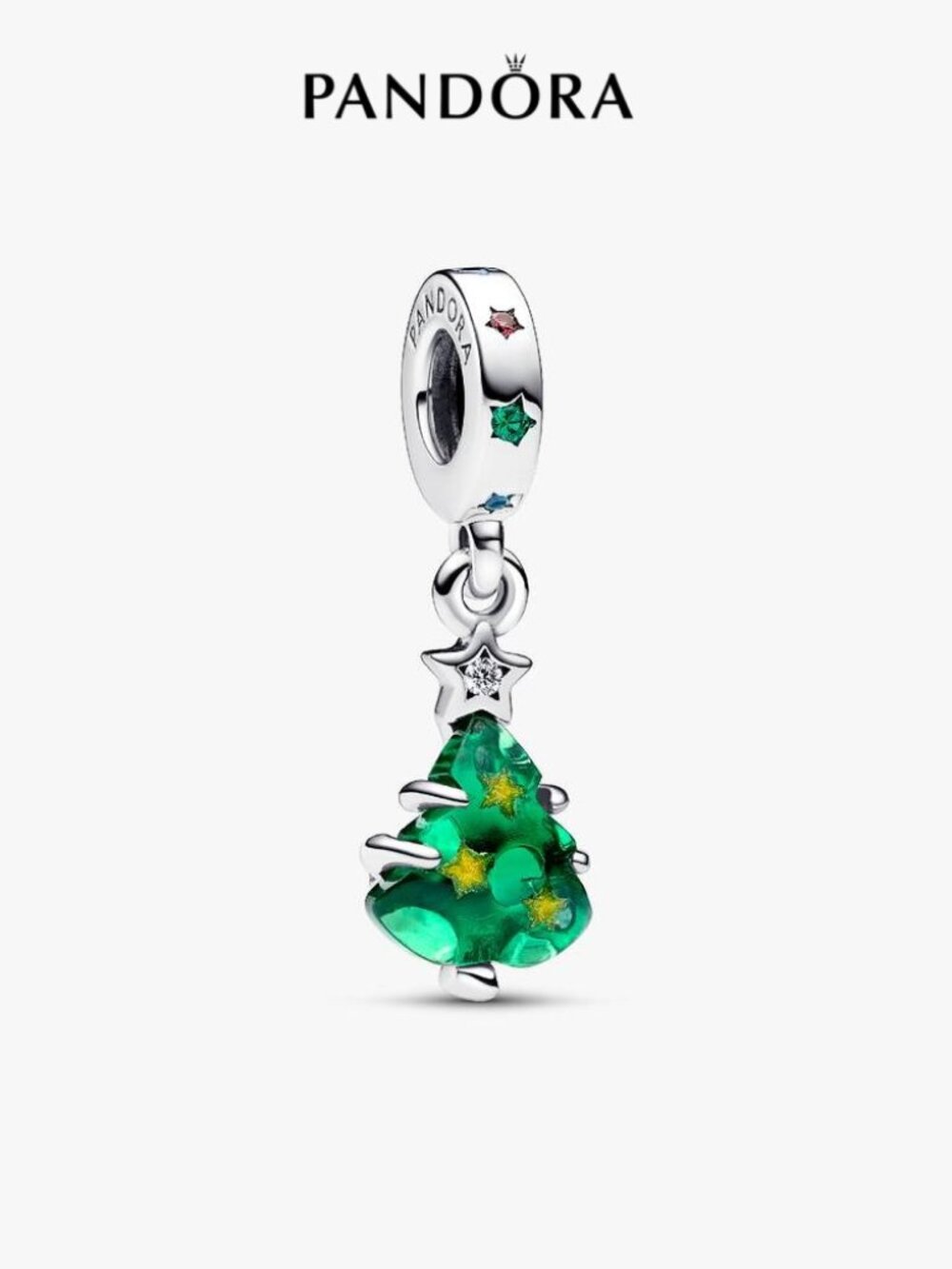 Pandora Sparkling Christmas Tree Dangle Charm